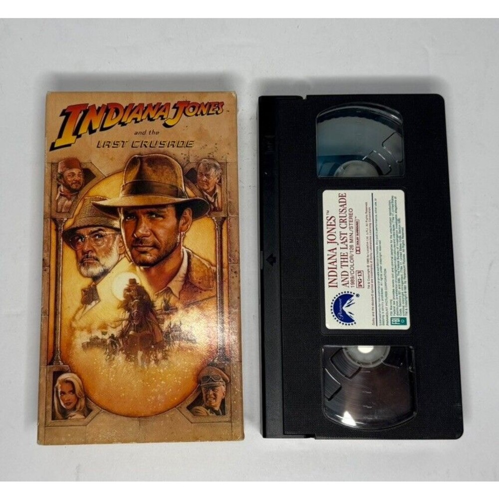 Indiana Jones and the Last Crusade (VHS, 1990)